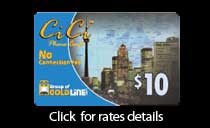 CiCi Prepaid Phone Card