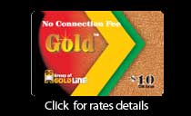 Gold Prepaid Phone Card